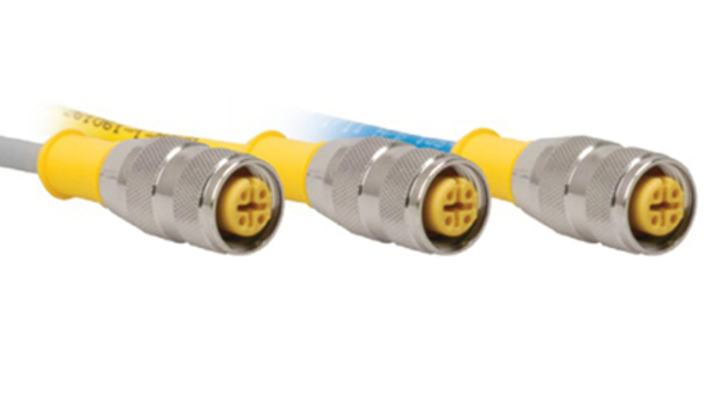 Turck Female 4 way M12 to Male M12 Sensor Actuator Cable รหัส RK 4.4T-3-RS 4.4T