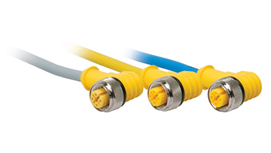 Turck Female 4 way M12 to Male M12 Sensor Actuator Cable รหัส WK4.4T-3.3-WS 4.4T/S90