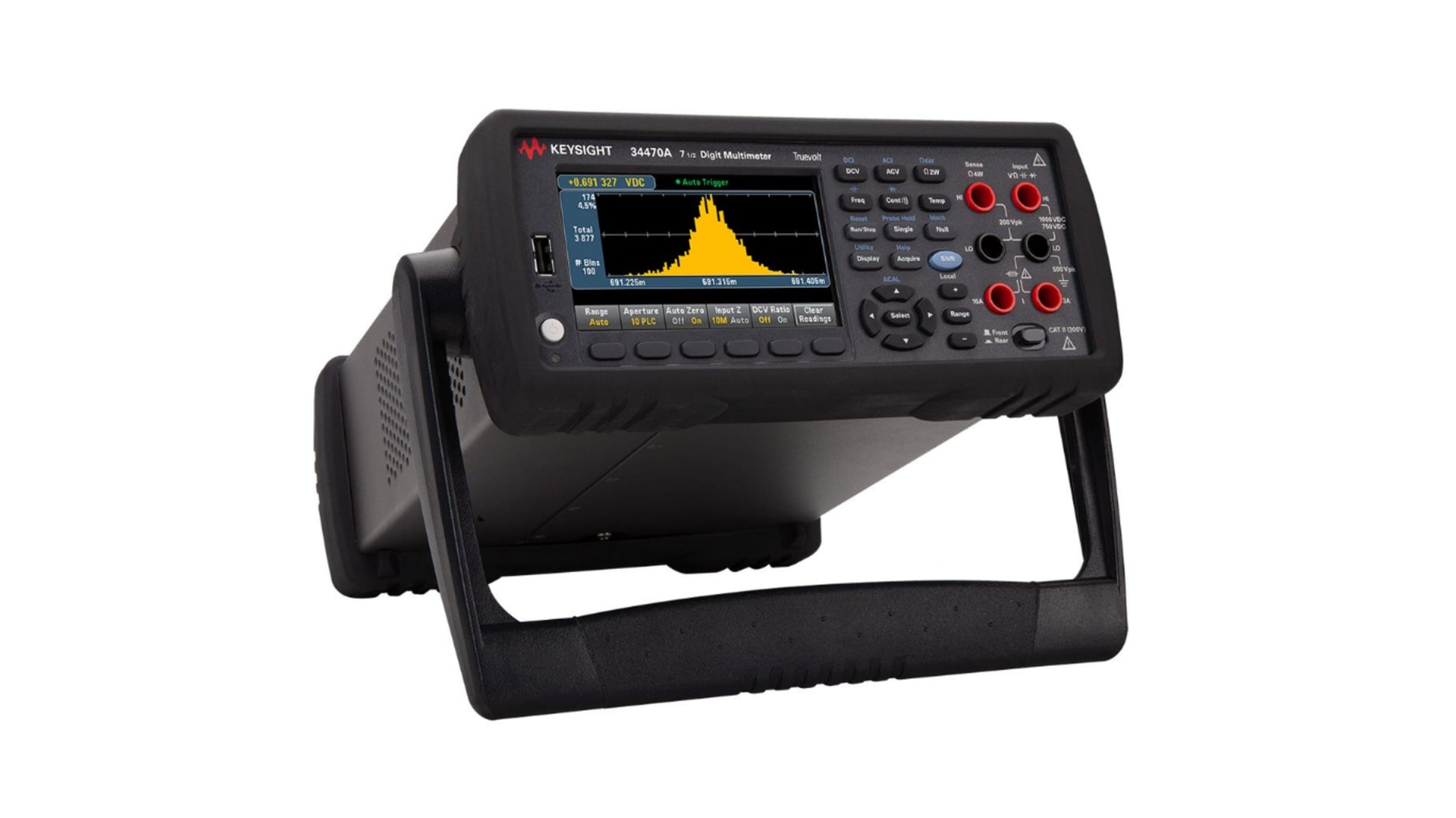 Keysight Technologies รหัส 34470A Bench Digital Multimeter, True RMS, 10A ac Max, 10A dc Max, 1000V ac Max