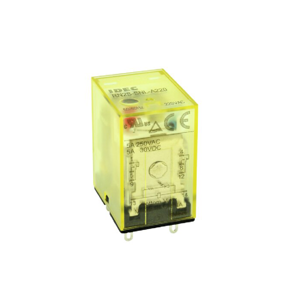 Relay IDEC RN2S-NL-A230 รีเลย์ 230 VAC