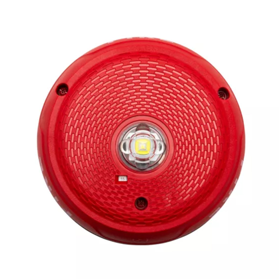 Fire Life Safety อุปกรณ์ป้องกันอัคคีภัยในอาคาร NOTIFIER LED Outdoor Ceiling Strobes code SCWKLED