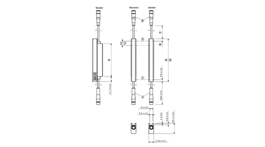 Detection Sensors SICK รุ่น Automation Light Grids SLG25S-050FBKA1K01_1108034 เซ็นเซอร์ตรวจจับ