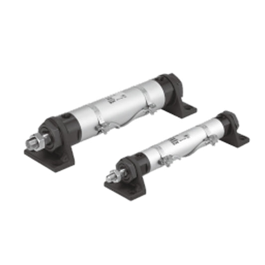 กระบอกไฮดรอลิก Hydraulic Cylinder SMC CHM Series Double Acting/Single Rod: 3.5 MPa CHMG Bore 20 mm