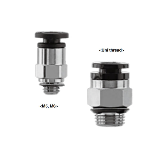 ข้อต่อลม Fittings SMC One-touch code KAH12-U03