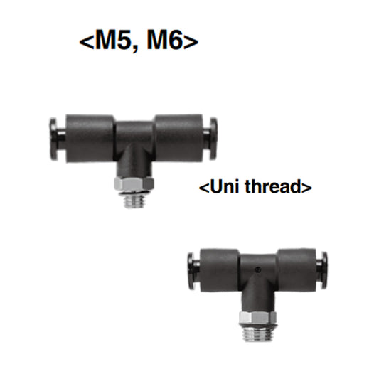 ข้อต่อลม Fittings SMC One-touch code KAT06-M6