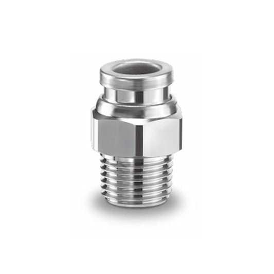 ข้อต่อลม Fittings SMC Hygienic Design code KQG2H08-02-F