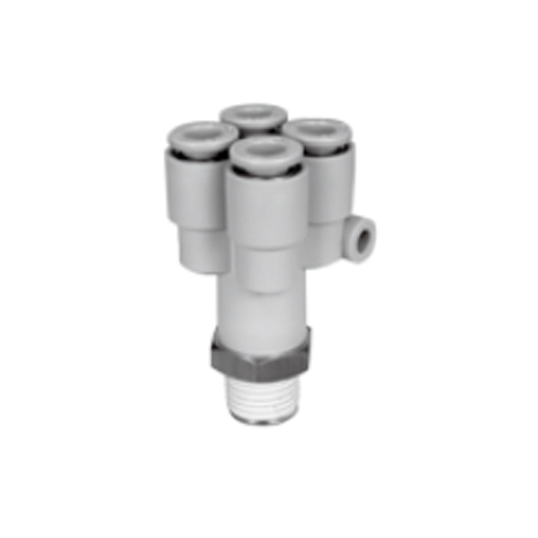 ข้อต่อลม Fittings SMC One-touch code KGUD04-01