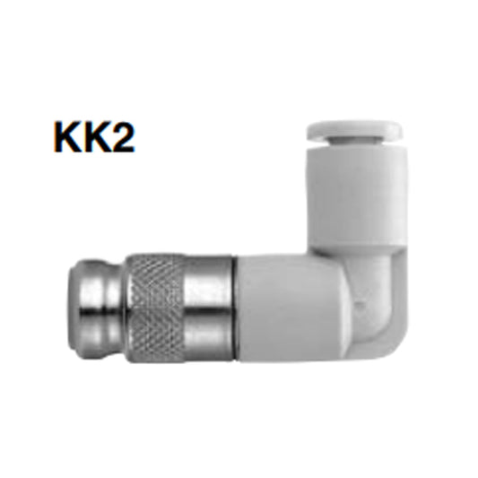 ข้อต่อลม Fittings SMC One-touch code KK2S-04L