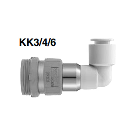 ข้อต่อลม Fittings SMC One-touch code KK3S-08L