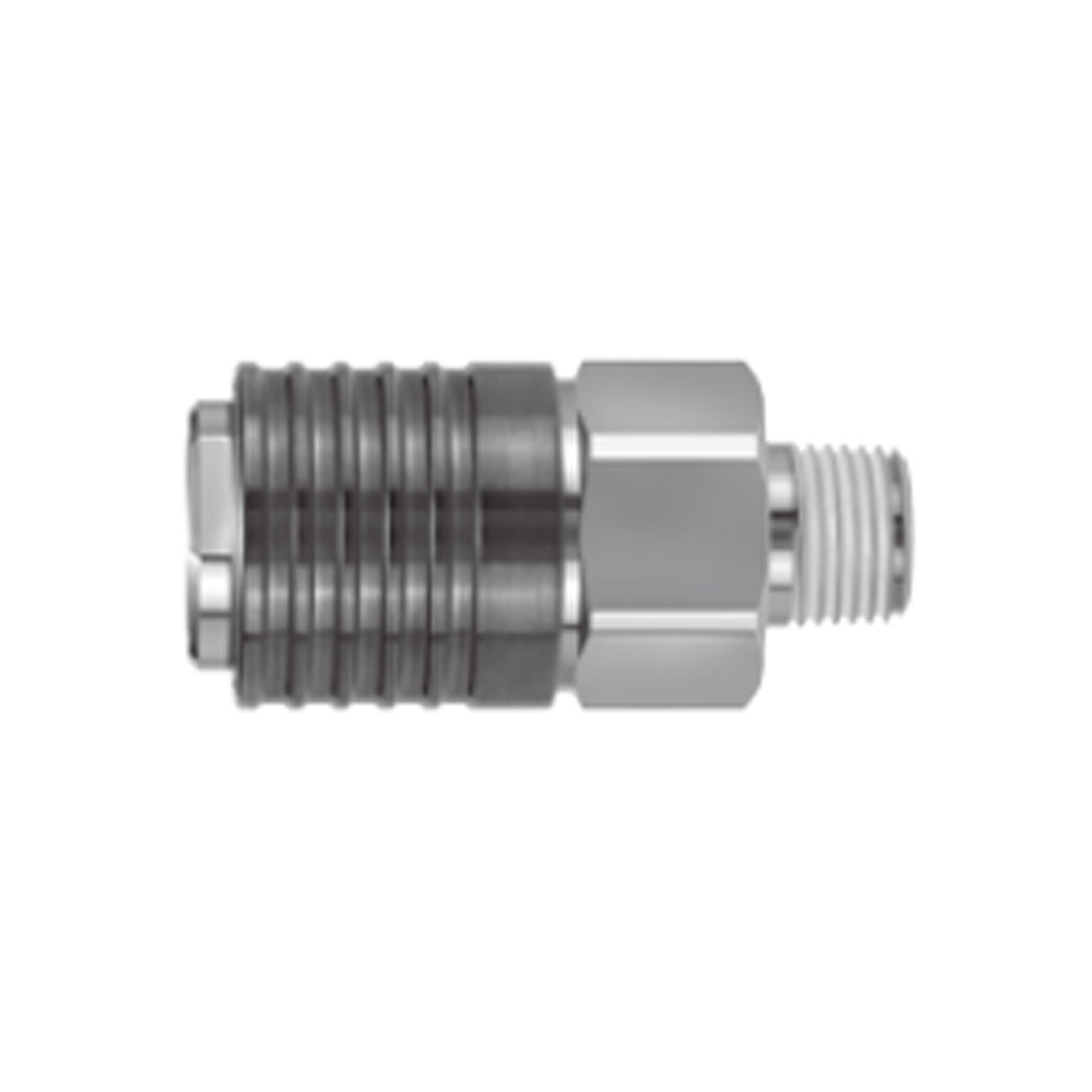 ข้อต่อลม Fittings SMC Quick Connect code KKA4S-04M-1