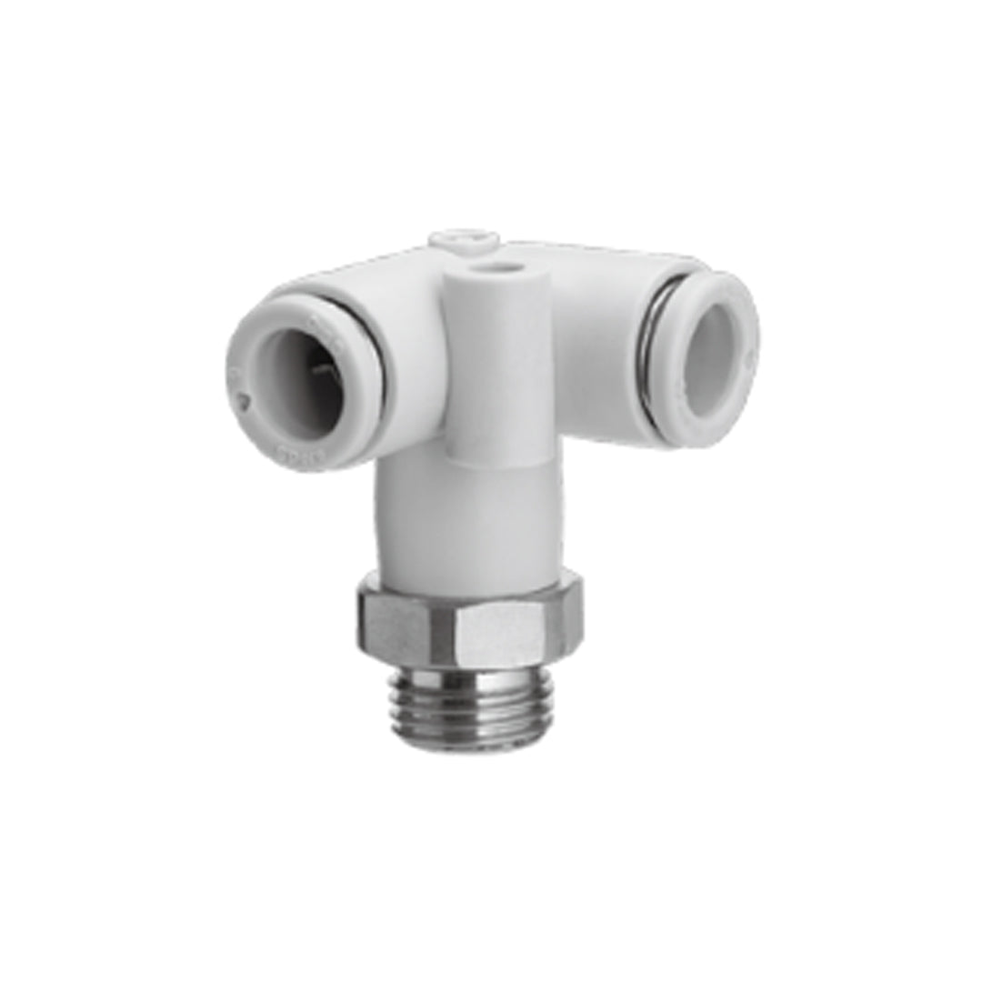 ข้อต่อลม Fittings SMC One-touch Fittings code KQ2D06-02-☐P