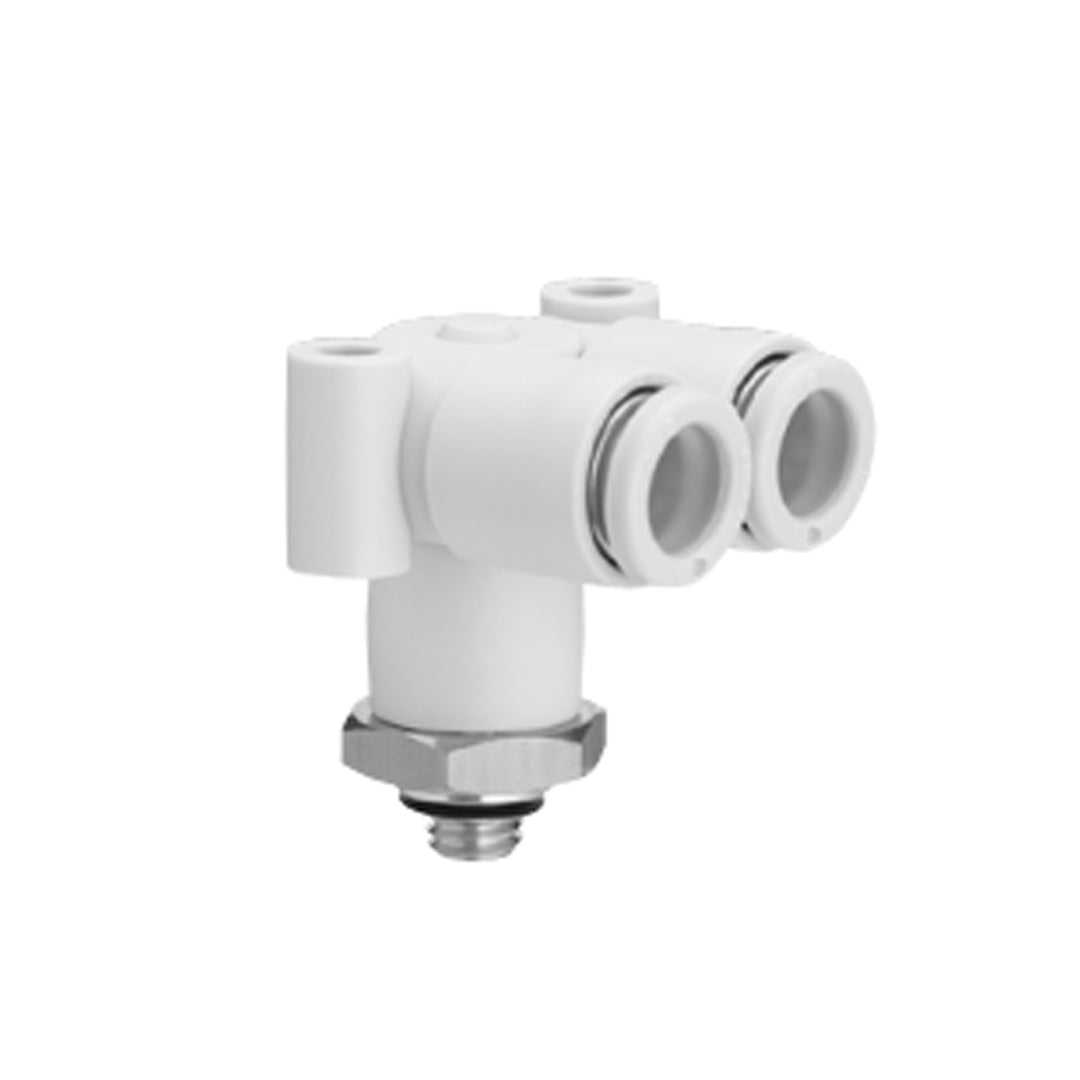 ข้อต่อลม Fittings SMC One-touch Fittings code KQ2LU06-M5_