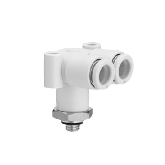 ข้อต่อลม Fittings SMC One-touch Fittings code KQ2LU06-M6_
