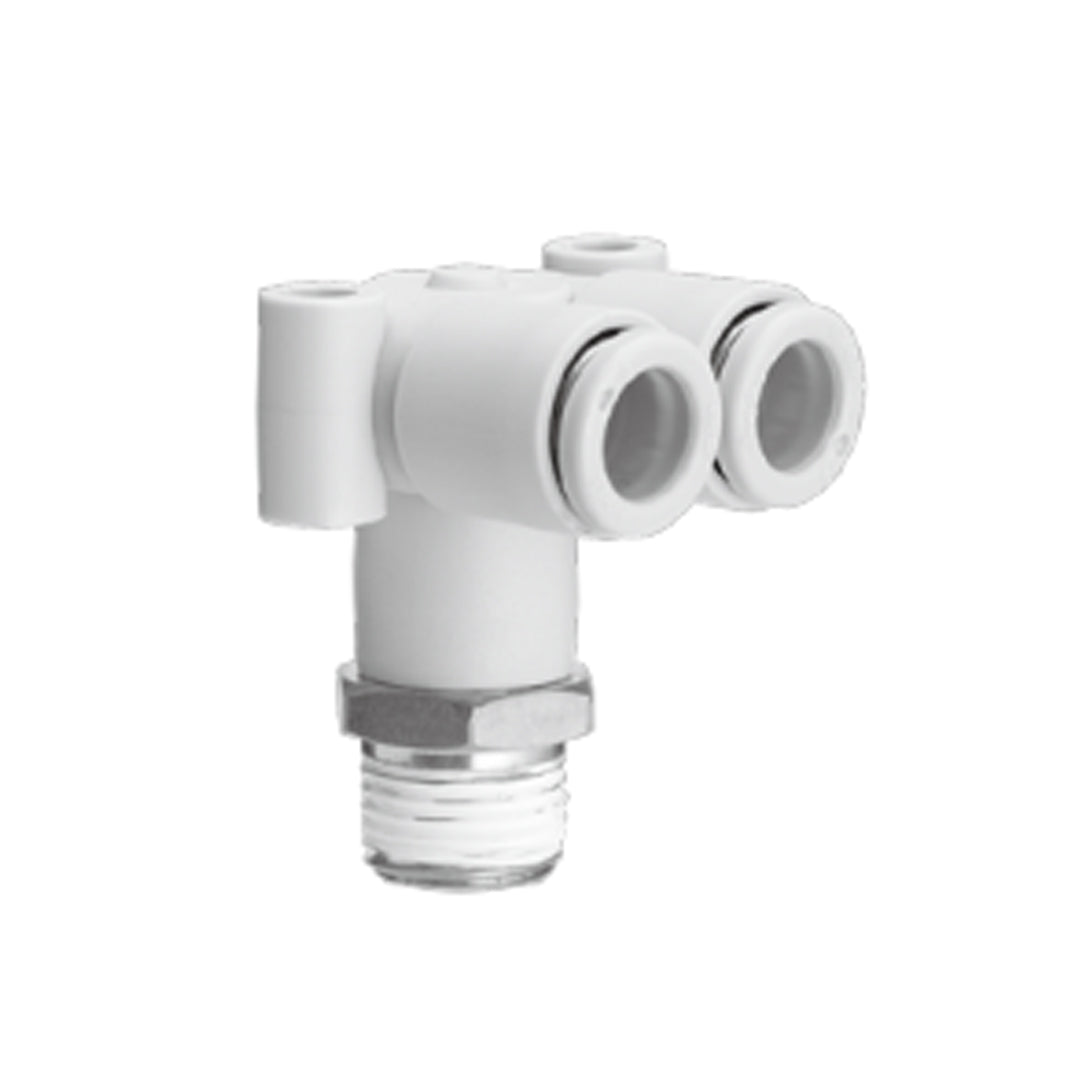 ข้อต่อลม Fittings SMC One-touch Fittings code KQ2LU08-01_S