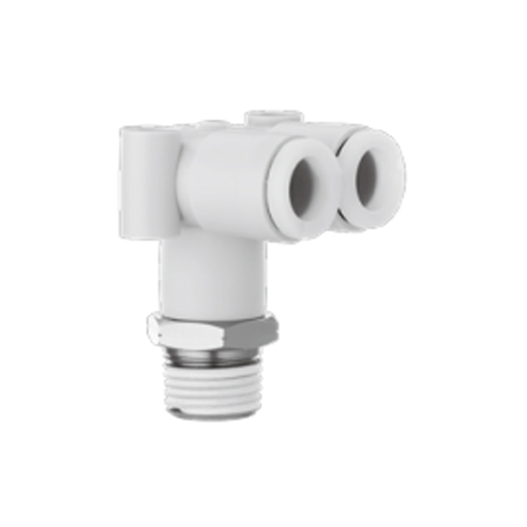 ข้อต่อลม Fittings SMC One-touch code KQ2LU10-04GS