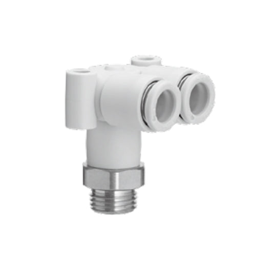 ข้อต่อลม Fittings SMC One-touch code KQ2LU10-G03G