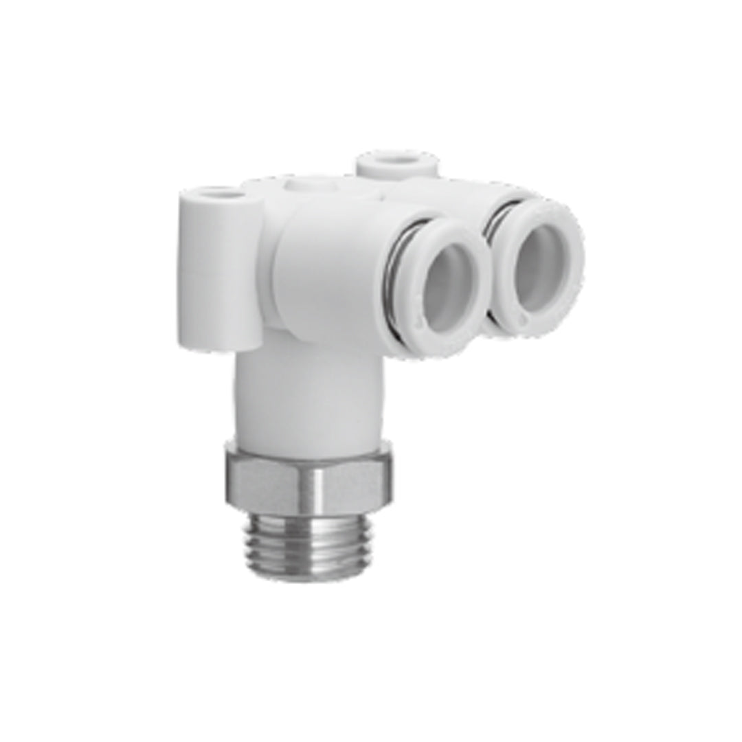 ข้อต่อลม Fittings SMC One-touch code KQ2LU06-G02G