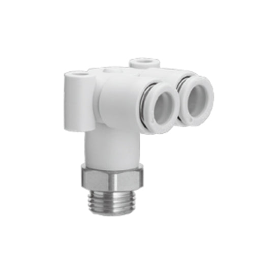 ข้อต่อลม Fittings SMC One-touch Fittings code KQ2LU08-03_P