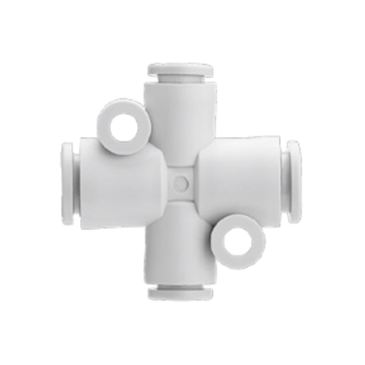 ข้อต่อลม Fittings SMC One-touch Fittings code KQ2TX08-10A
