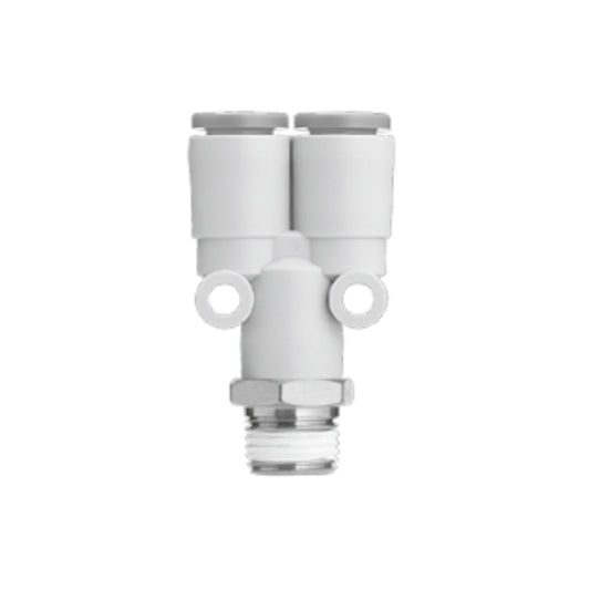 ข้อต่อลม Fittings SMC One-touch Fittings code KQ2U11-03☐S