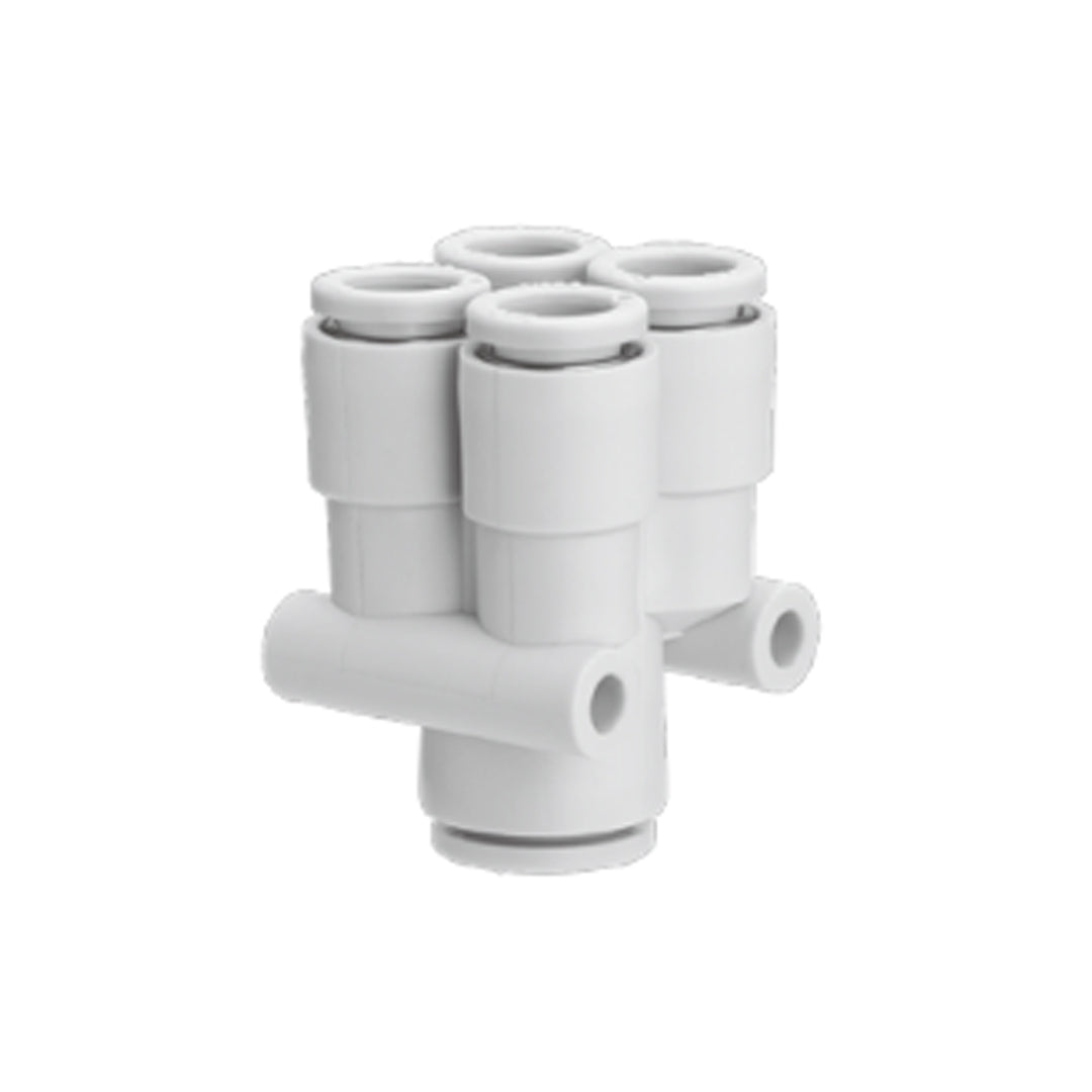 ข้อต่อลม Fittings SMC One-touch Fittings code KQ2T10-00A