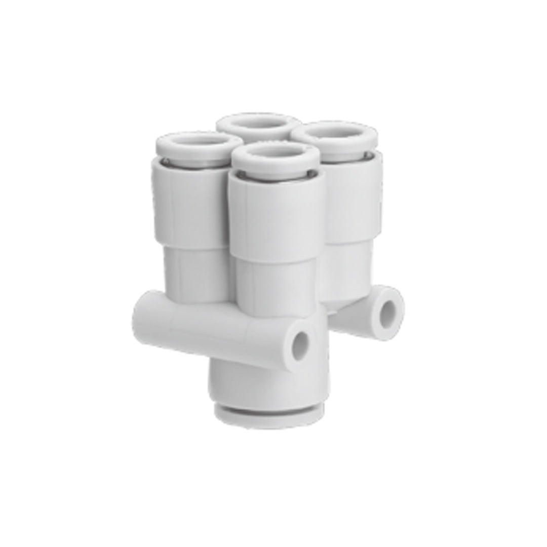 ข้อต่อลม Fittings SMC One-touch code KQ2UD06-08A