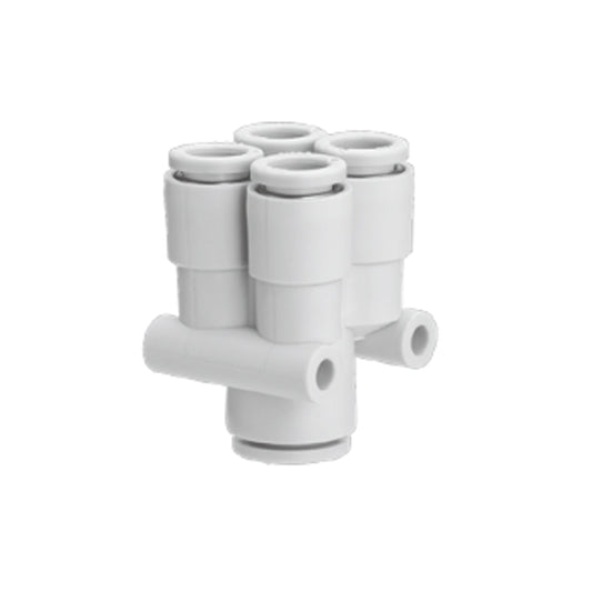 ข้อต่อลม Fittings SMC One-touch code KQ2UD04-06A