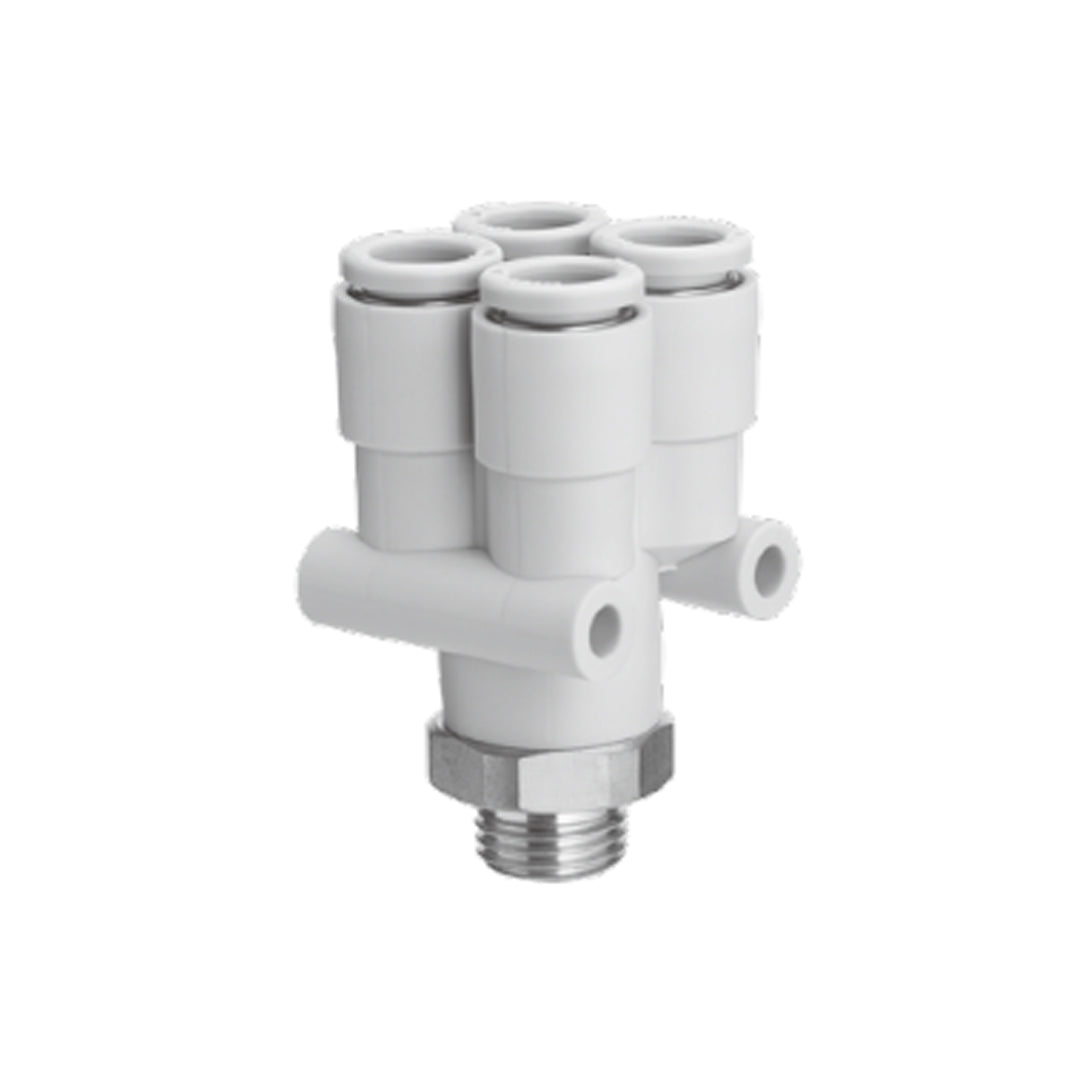 ข้อต่อลม Fittings SMC One-touch code KQ2UD04-G02G