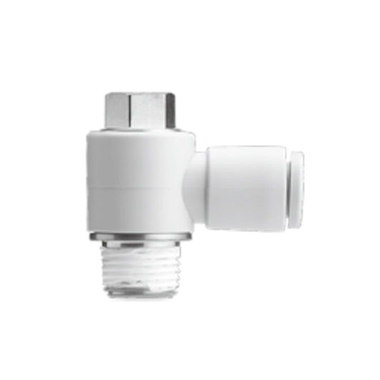 ข้อต่อลม Fittings SMC One-touch Fittings code KQ2V10-02-S