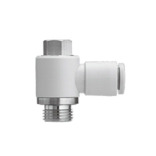 ข้อต่อลม Fittings SMC One-touch Fittings code KQ2V08-G01☐