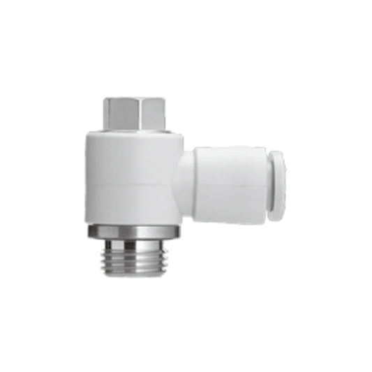 ข้อต่อลม Fittings SMC One-touch Fittings code KQ2V04-01-☐P