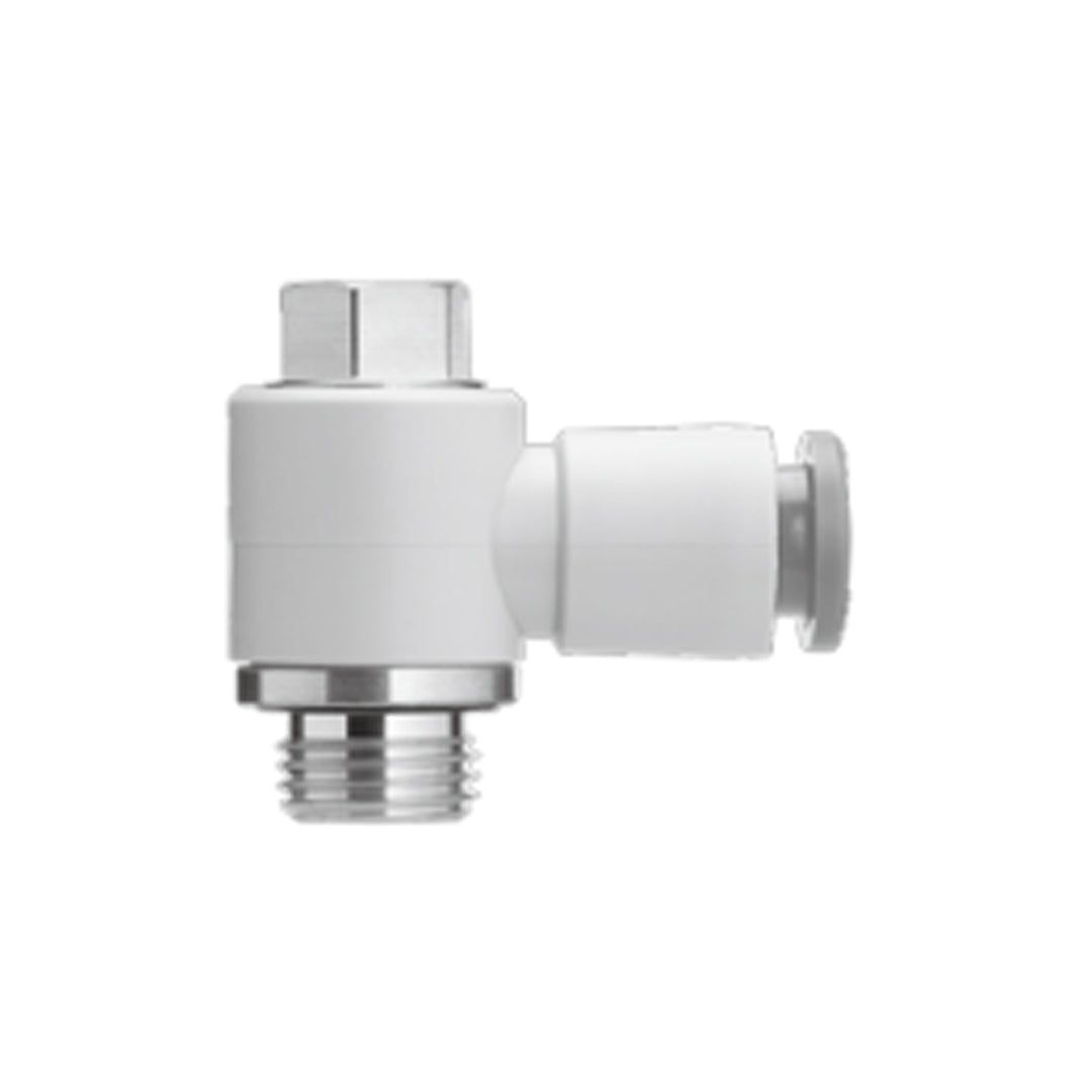 ข้อต่อลม Fittings SMC One-touch Fittings code KQ2V07-34☐P