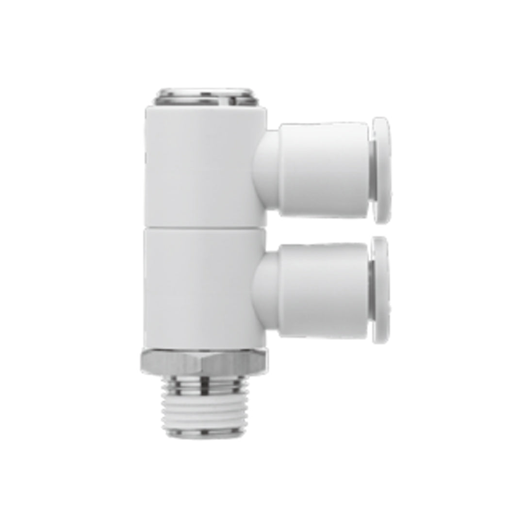 ข้อต่อลม Fittings SMC One-touch Fittings code KQ2VD04-02_S1
