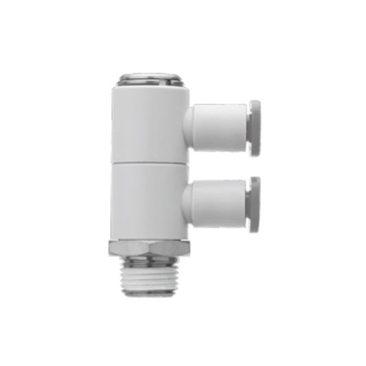ข้อต่อลม Fittings SMC One-touch Fittings code KQ2VD05-34 S1
