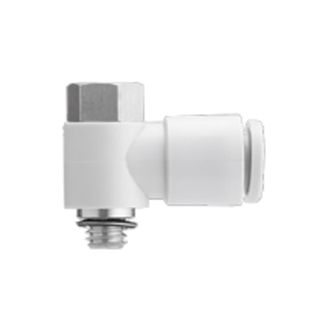 ข้อต่อลม Fittings SMC One-touch Fittings code KQ2VF04-M5