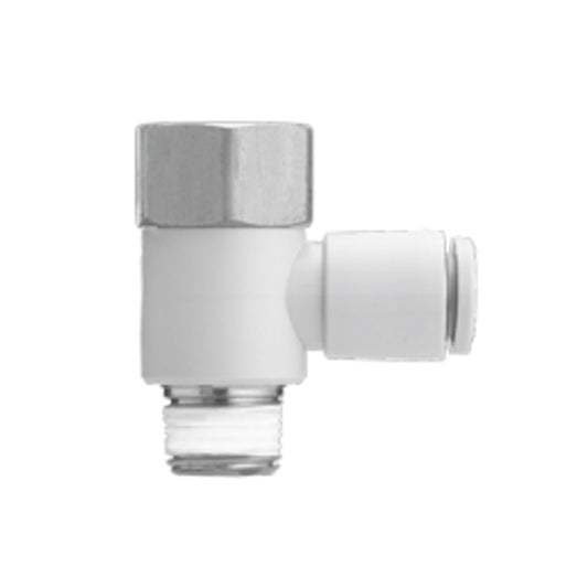ข้อต่อลม Fittings SMC One-touch Fittings code KQ2VF06-02-S