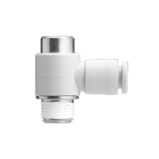 ข้อต่อลม Fittings SMC One-touch Fittings code KQ2VS08-02-S