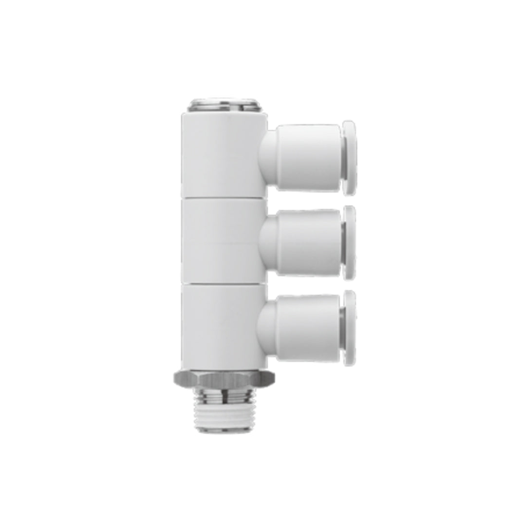 ข้อต่อลม Fittings SMC One-touch Fittings code KQ2VT03-34 S1