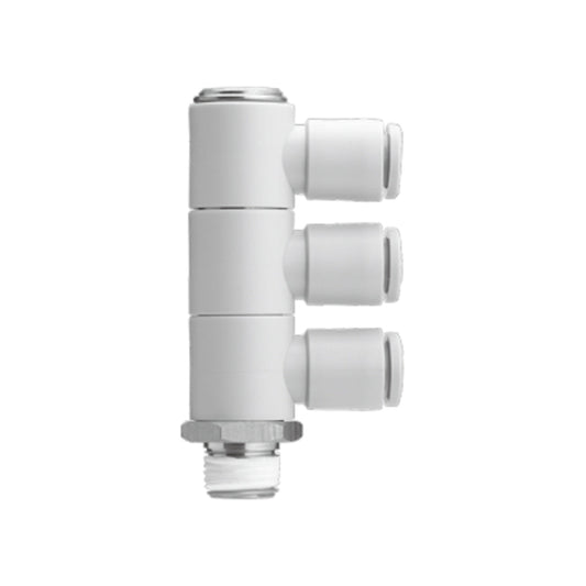 ข้อต่อลม Fittings SMC One-touch Fittings code KQ2VT12-04-S