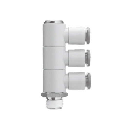 ข้อต่อลม Fittings SMC One-touch Fittings code KQ2VT03-34□S