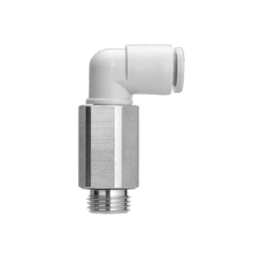 ข้อต่อลม Fittings SMC One-touch Fittings code KQ2W06-02-☐P