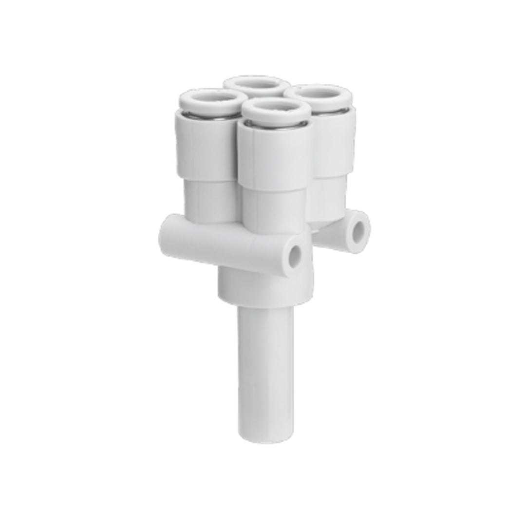 ข้อต่อลม Fittings SMC One-touch Fittings code KQ2UD06-08A