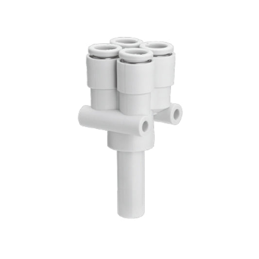 ข้อต่อลม Fittings SMC One-touch Fittings code KQ2UD06-08A