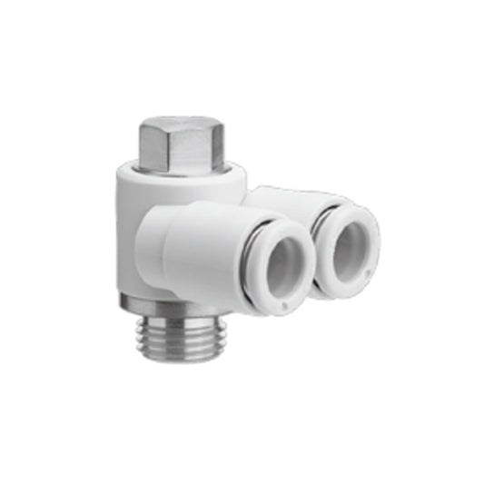 ข้อต่อลม Fittings SMC One-touch Fittings code KQ2Z04-01-☐P