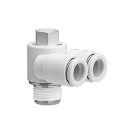 ข้อต่อลม Fittings SMC One-touch Fittings code KQZ06-01-_S