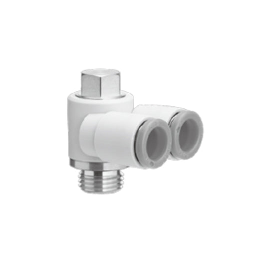 ข้อต่อลม Fittings SMC One-touch Fittings code KQ2Z01-34☐P