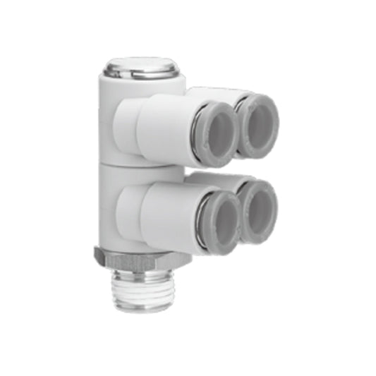 ข้อต่อลม Fittings SMC One-touch Fittings code KQ2ZD11-36□S