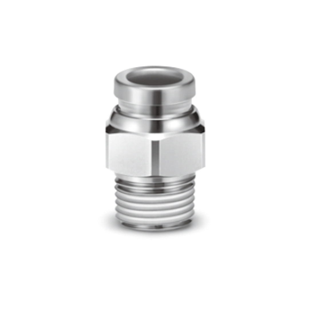 ข้อต่อลม Fittings SMC One-touch Fittings code KQB2H12-02S