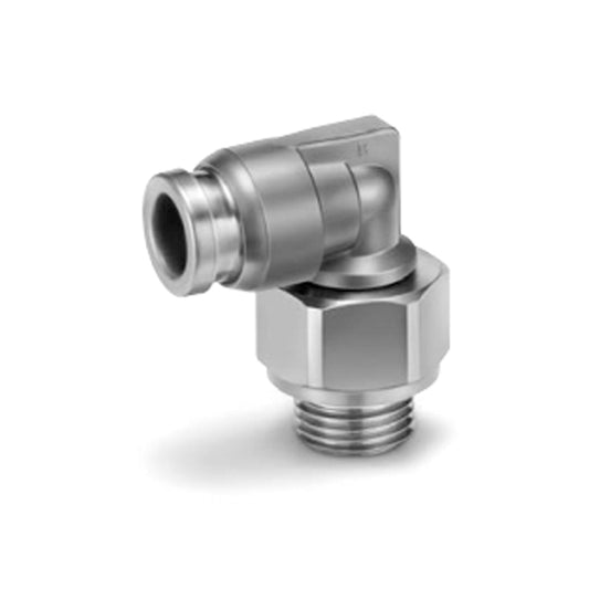 ข้อต่อลม Fittings SMC Hygienic Design code KGQ2L08-G01-F