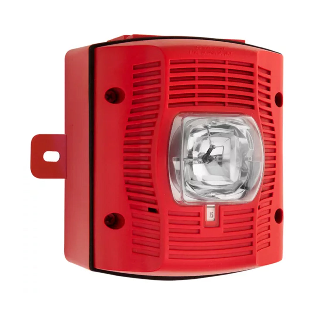 Fire Life Safety อุปกรณ์ป้องกันอัคคีภัยในอาคาร NOTIFIER Advance Weatherproof Wall Speaker Strobe code SPSWK